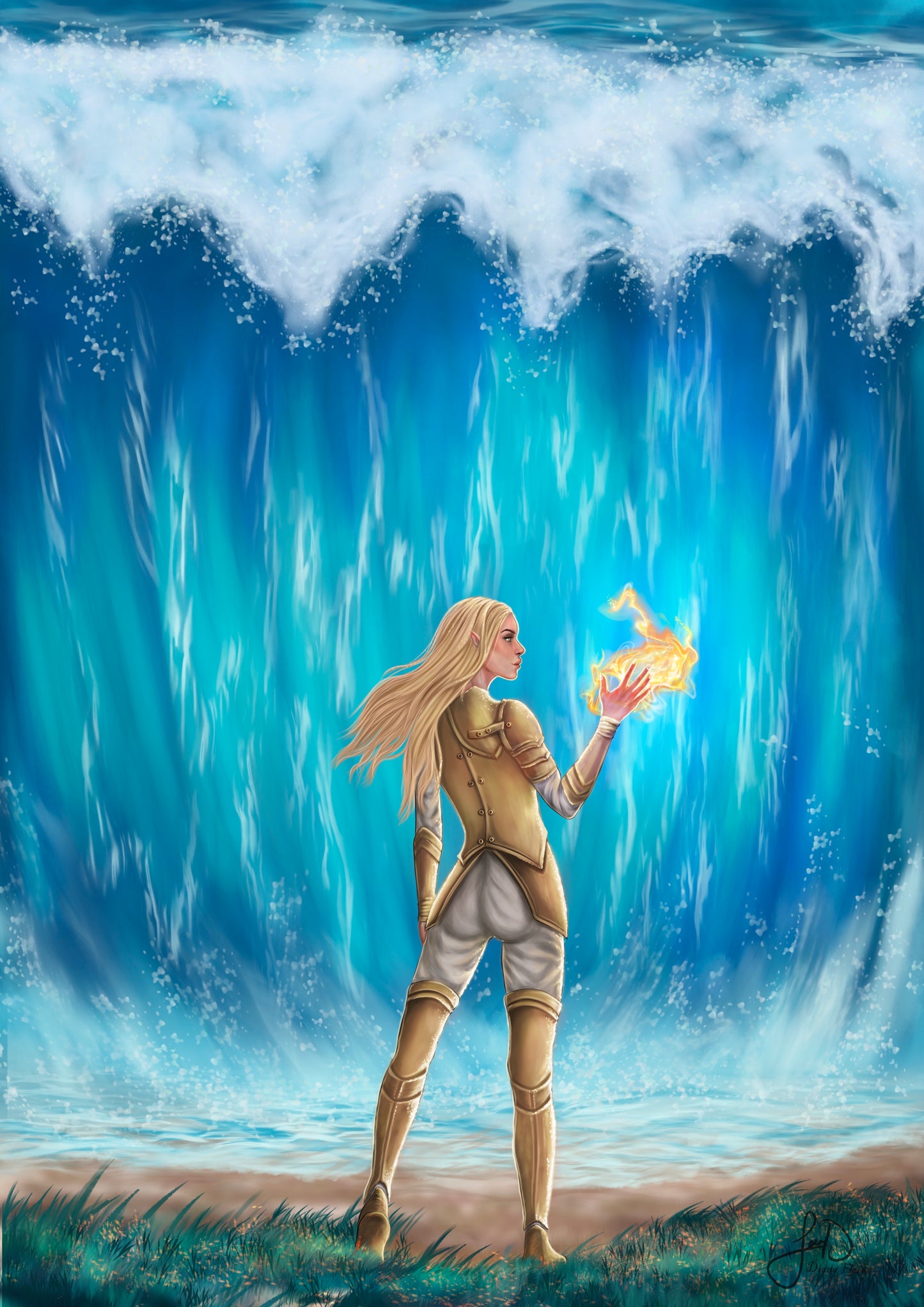 Water and Fire PRINT