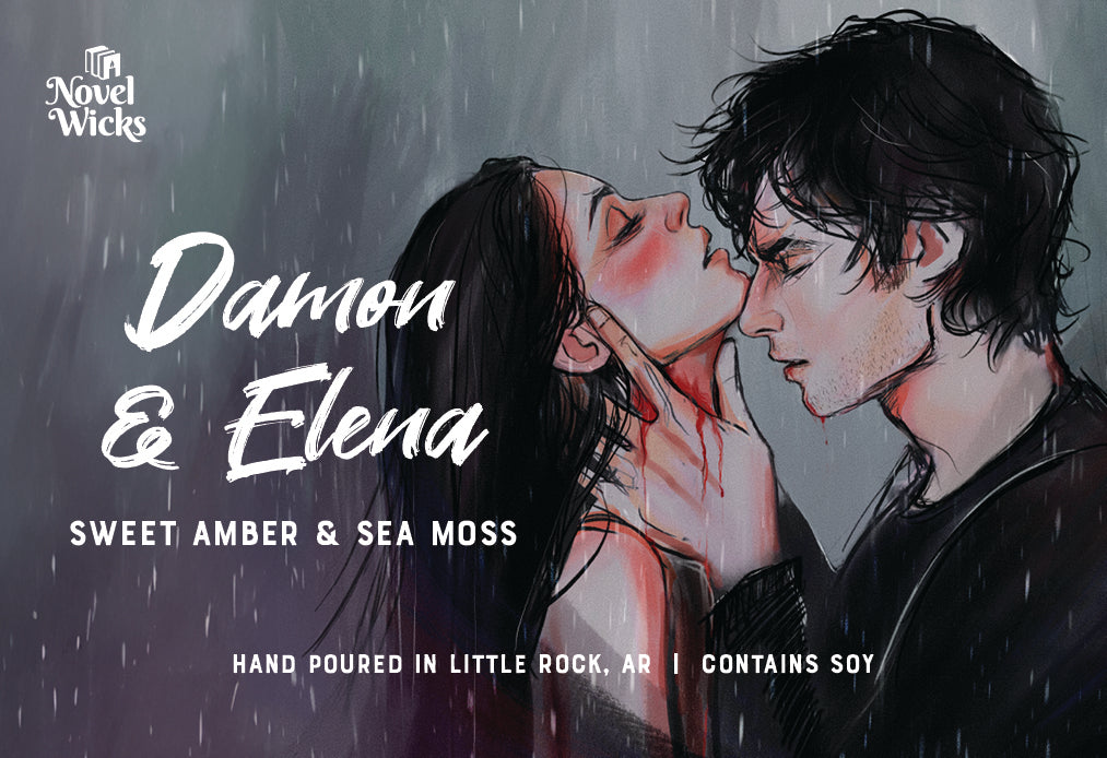 Damon and Elena Creation Candle