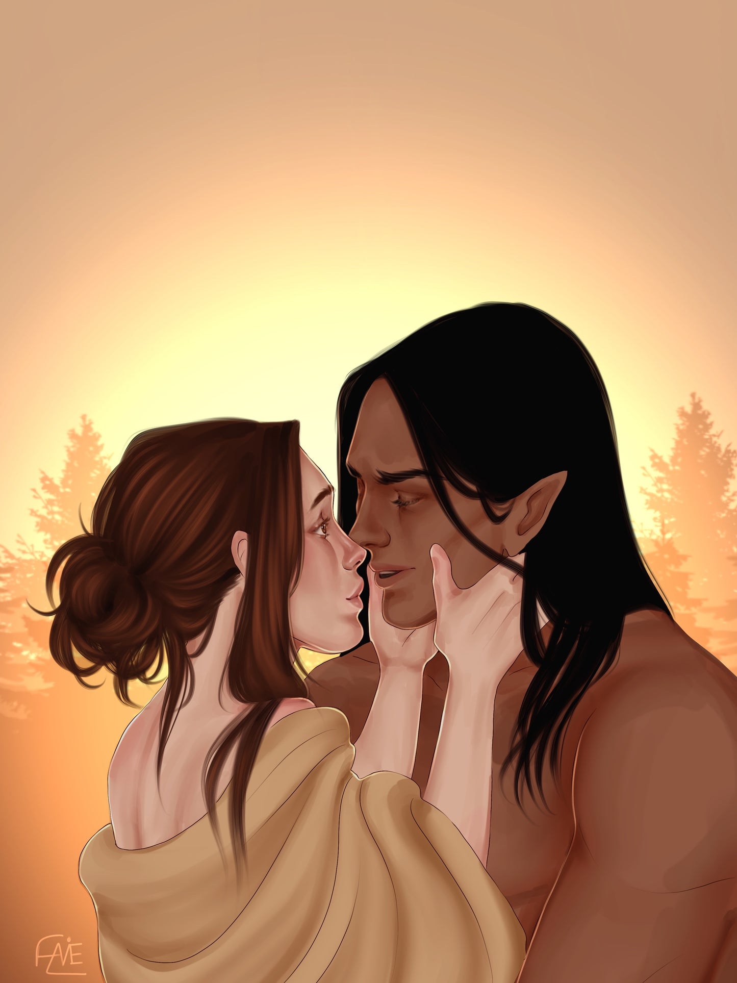 Elide and Lorcan PRINT