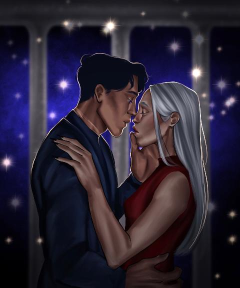 Dorian and Manon SJM Christmas PRINT