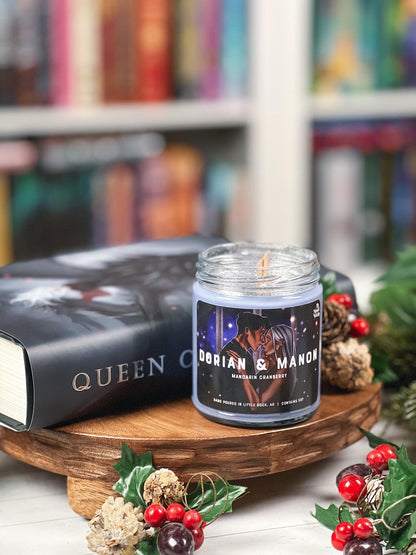 Dorian and Manon SJM Christmas candle