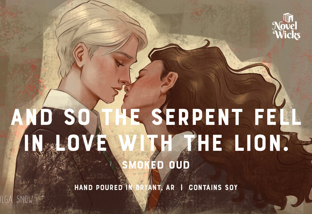 And so the Serpent fell in love with the Lion Creation Candle