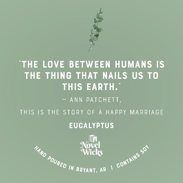 This is the Story of a Happy Marriage Quote Candle