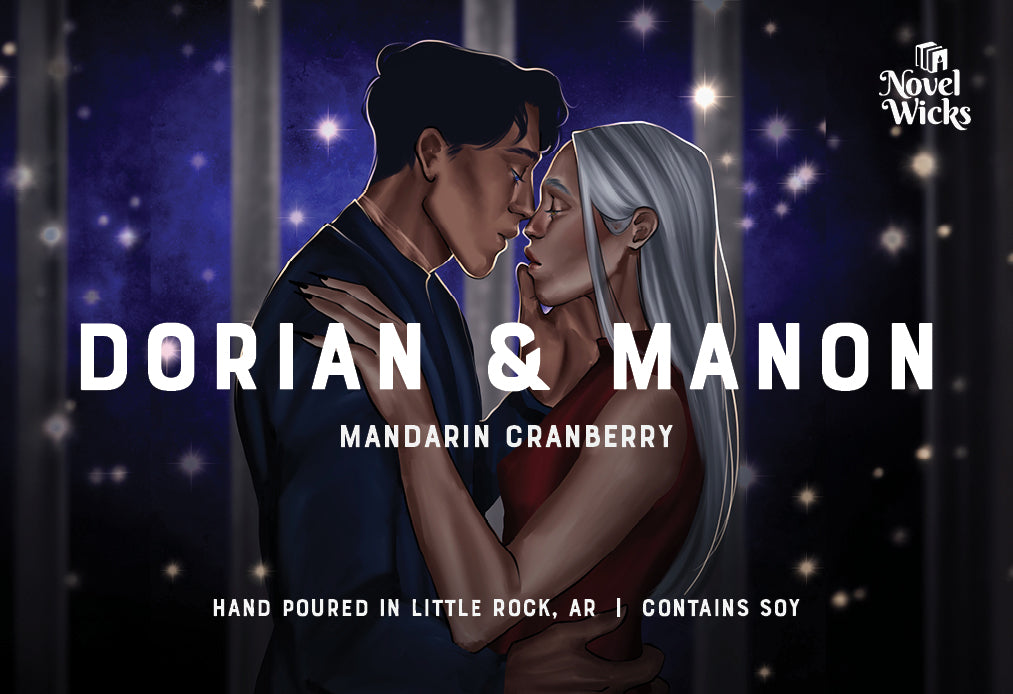 Dorian and Manon SJM Christmas candle