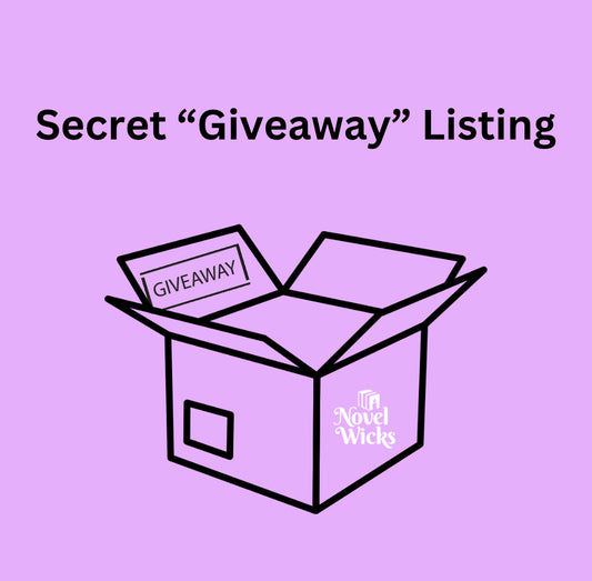 "Giveaway" Listing (Shhh... This is a secret) ADD ON ONLY