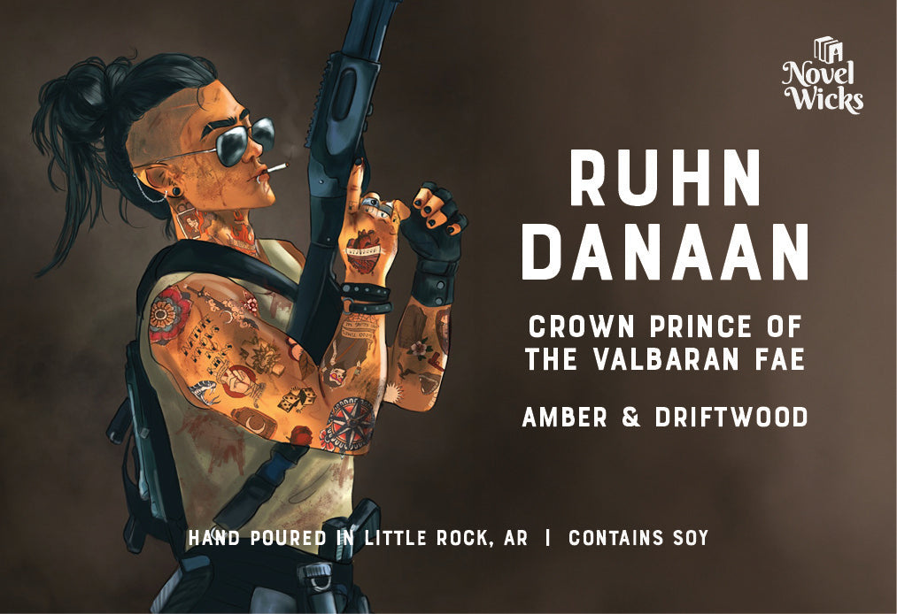 Ruhn Danaan: Crown Prince of the Valbaran Fae Creation Candle