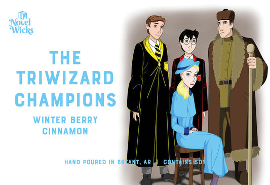 The Triwizard Champions Creation Candle