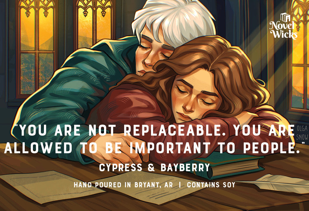 You are not replaceable. You are allowed to be important to people. Creation Candle