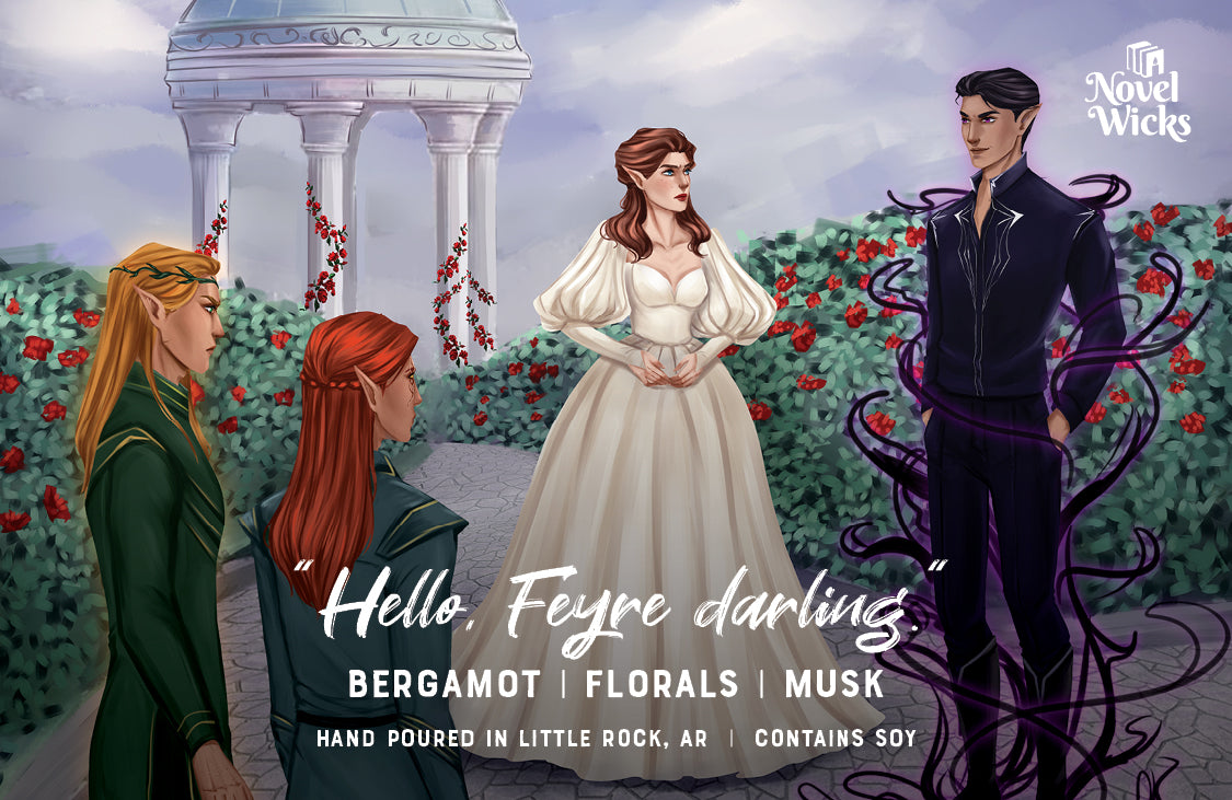 “Hello, Feyre Darling” CANDLE